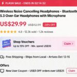 Smartphone showing a TikTok Shop product page with shopping interface