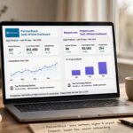 Comparison of the best affiliate networks for SaaS products on a laptop dashboard